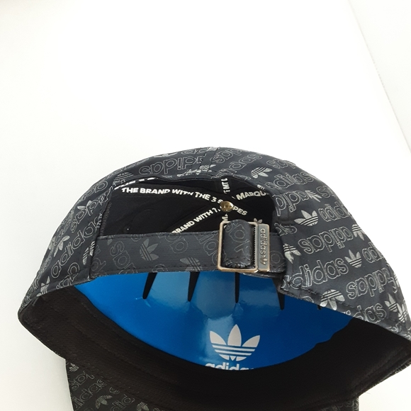 adidas Originals Men's Reflective Monogram Unstructured Cap BLACK NEW - Picture 4 of 7